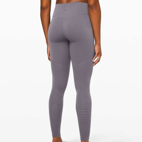 Lululemon Reveal Tight with Mesh Stripes Size 8 - Picture 5 of 11